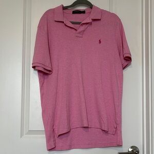 Polo by Ralph Lauren Men's Polo Shirt in Pink